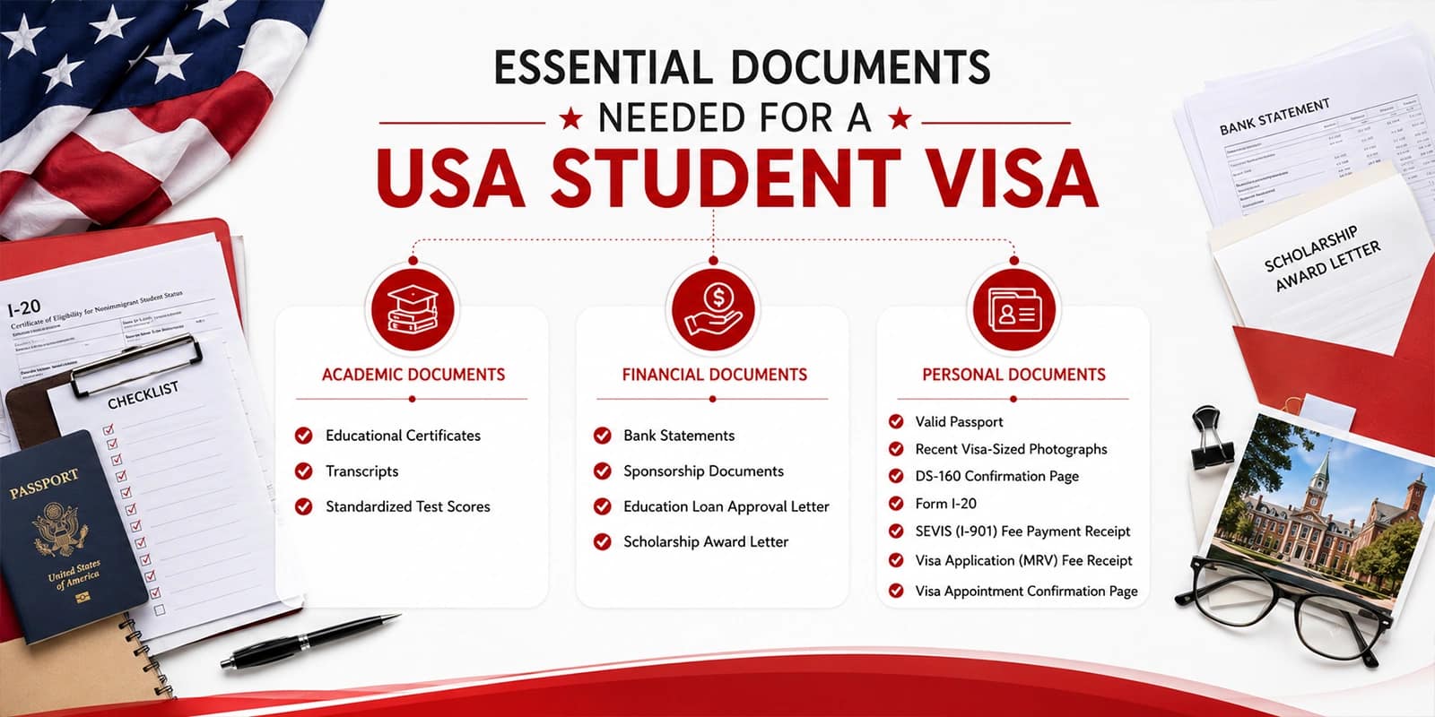 Documents Required for a USA Student Visa