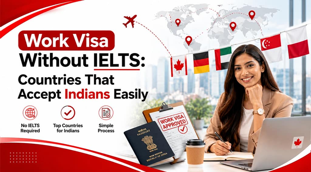 Work Visa Without IELTS-Countries That Accept Indians Easily