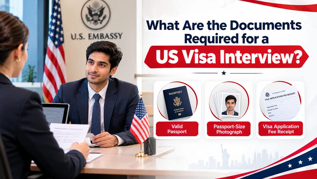 US Visa Interview Documents Infographic